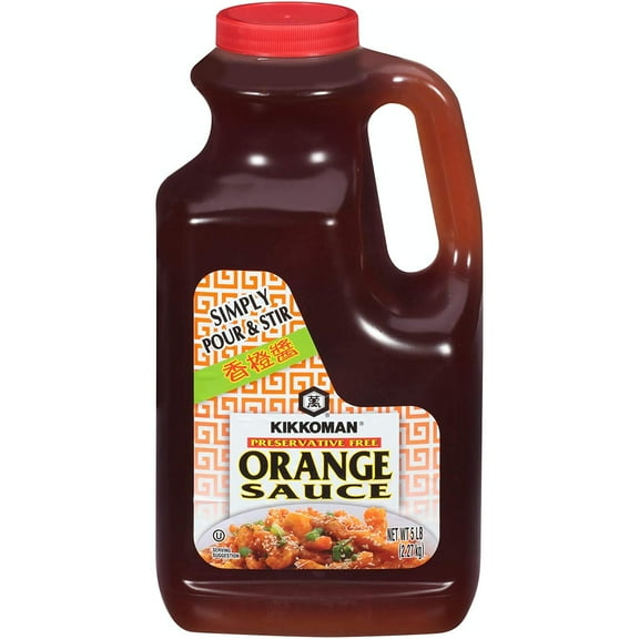 Kikkoman, Orange Sauce, 12.5 oz, No Spice, Kosher, Glass Bottle