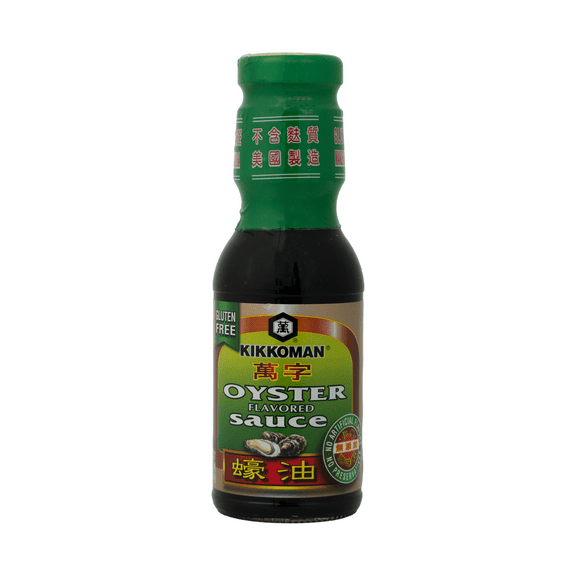 Kikkoman Oyster Flavored Sauce, 12.6oz, Gluten Free, Shelf Stable, Glass Bottle, No Preservatives