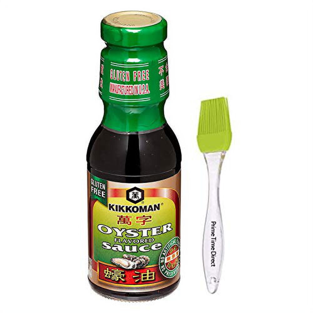 Kikkoman Oyster Sauce Green Label 12.6 oz Bundle with PrimeTime Direct