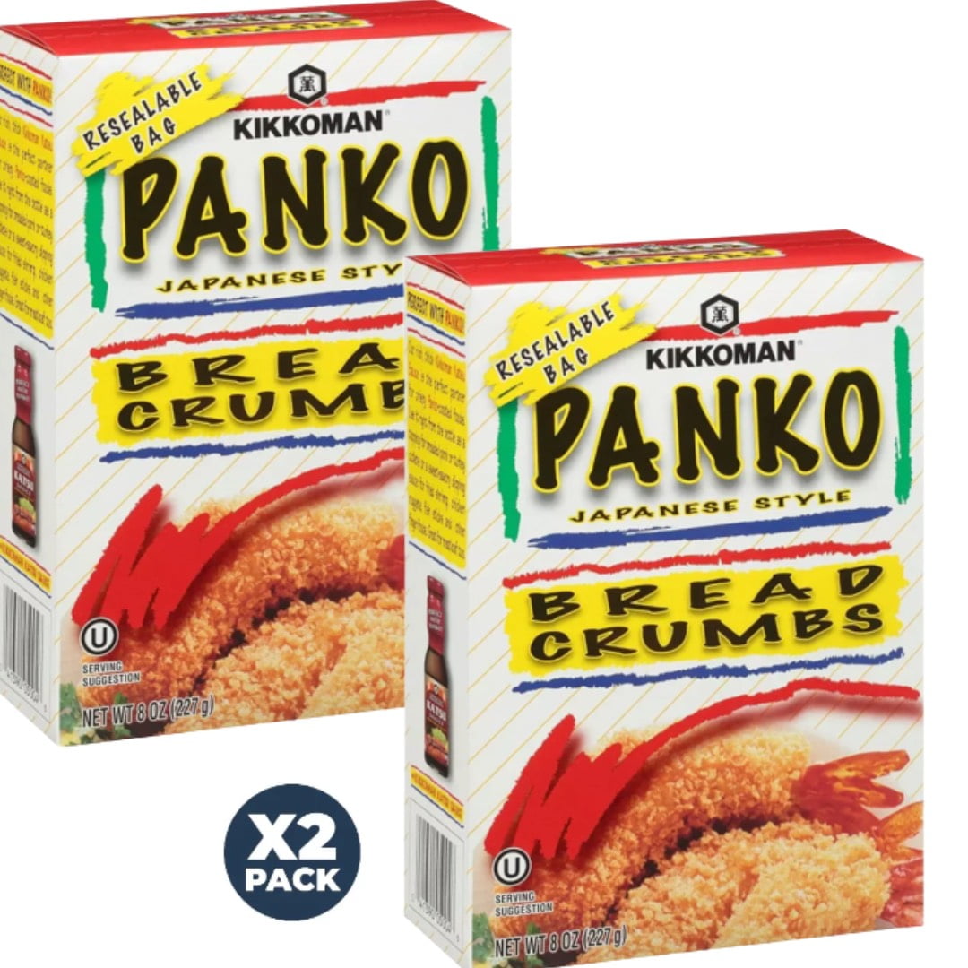 Kikkoman Panko Bread Crumbs 8oz pack of 2