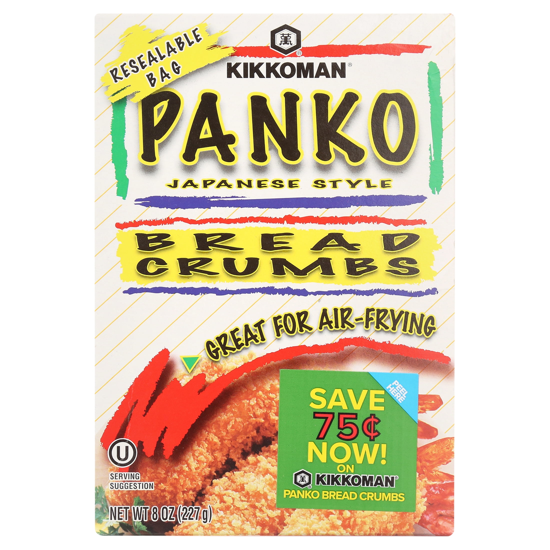 Kikkoman Panko Japanese Style Breadcrumbs, 8 oz Box
