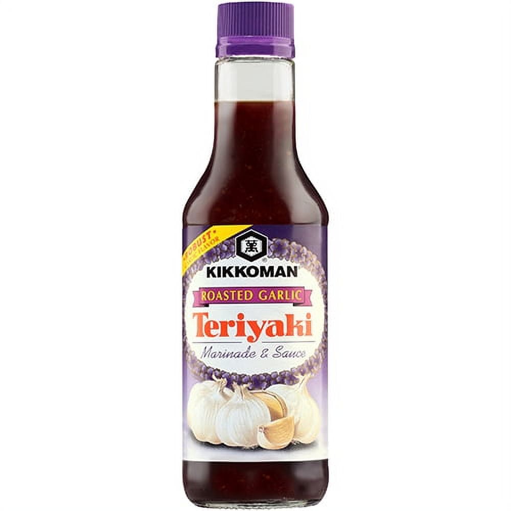 Kikkoman Sweet Roasted Garlic Teriyaki Marinade & Sauce, Ideal for Stir