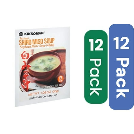 Kikkoman Soup Miso Shiro 1.05 oz (Pack Of 12)