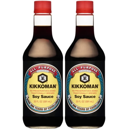 Kikkoman Soy Sauce 20 Oz (Pack Of 2)