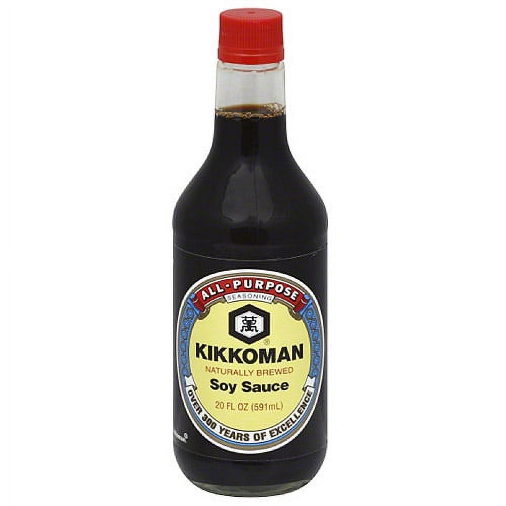 Kikkoman Soy Sauce, 20 fl oz, Pack of 6