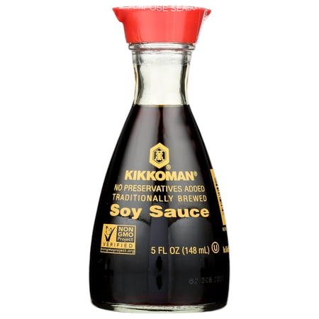 Kikkoman Soy Sauce, 5 Ounce - 12 per case.
