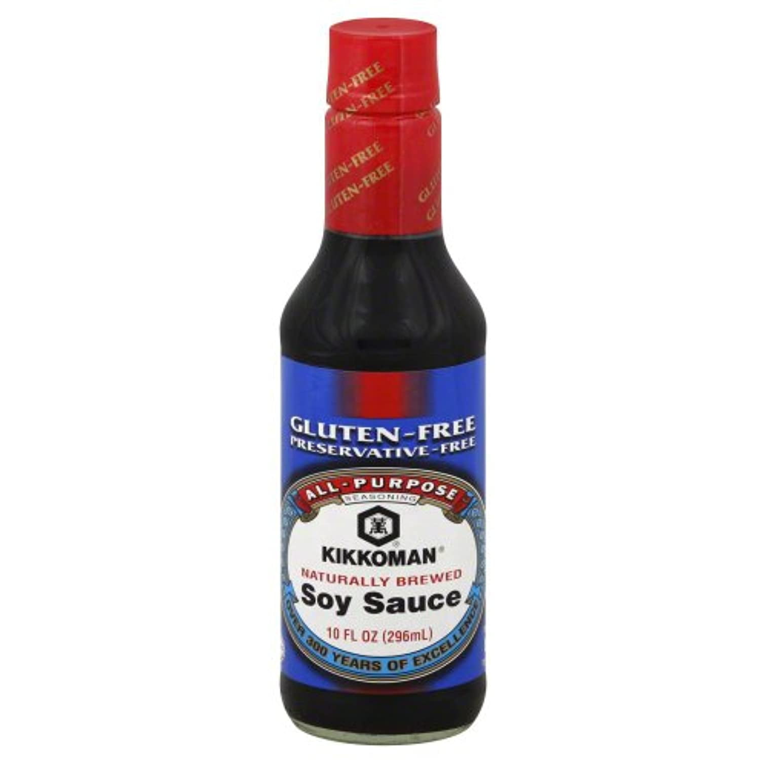 Kikkoman Soy Sauce, Gluten Free, 10 Fl Oz (Pack Of 3)