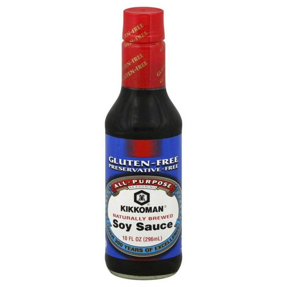 Kikkoman Soy Sauce Gluten-Free 10 Oz Pack of 3-5485488427
