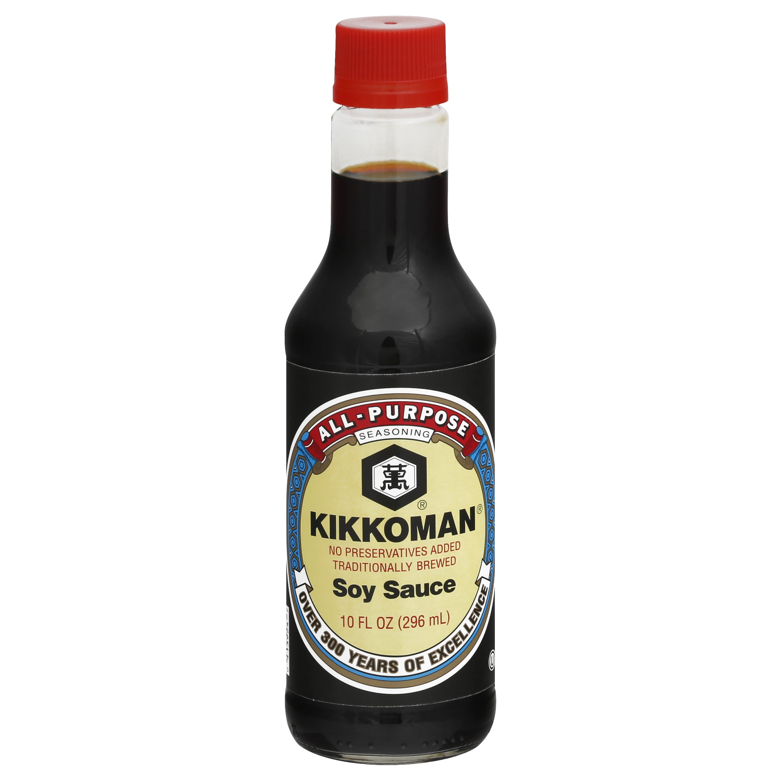 Kikkoman Soy Sauce Gluten-Free 10 Oz Pack of 6-9615868055