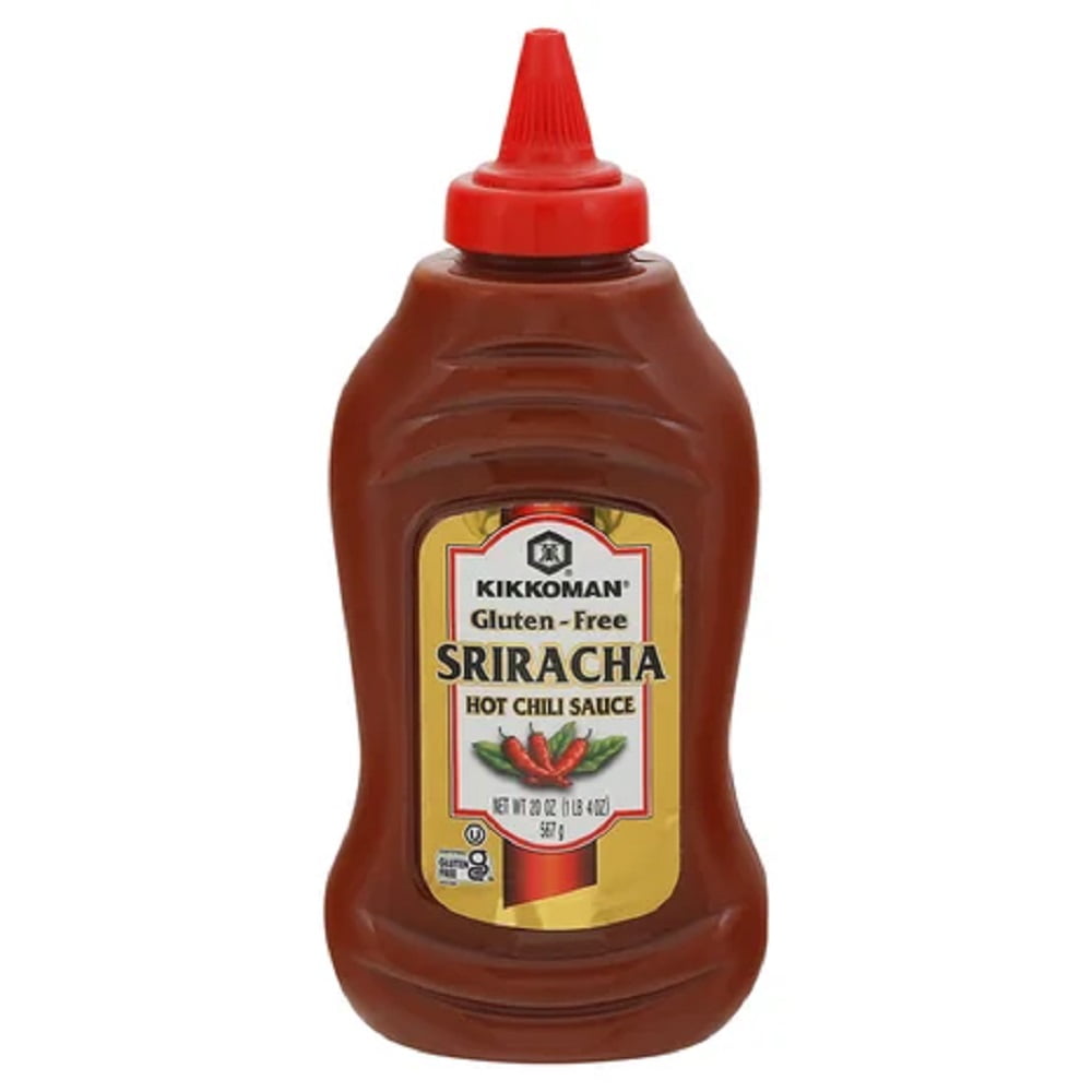Kikkoman Sriracha Hot Chili Sauce, Gluten Free, 20 oz bottle