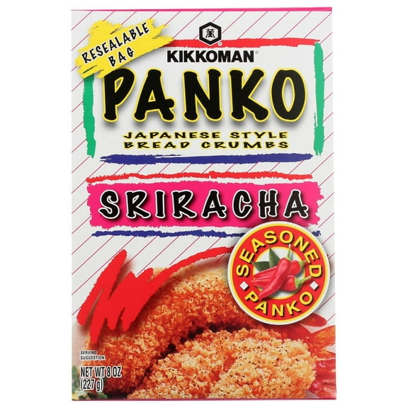 Kikkoman Sriracha Panko Breadcrumbs 8 oz (Pack Of 12)