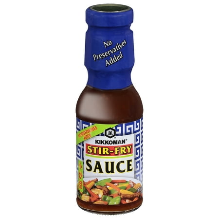 Kikkoman No Preservatives Added Stir Fry Sauce, 11.4 oz Glass Bottle