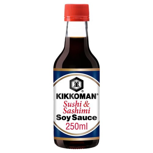 Kikkoman Sushi & Sashimi Soy Sauce 250ml, British Import (Pack of 2)