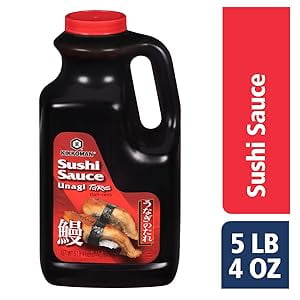 Kikkoman Sushi Sauce Unagi Tare, Sweet Soy Glaze, 5 lb 4 oz (2.4 kg) Foodservice Jug