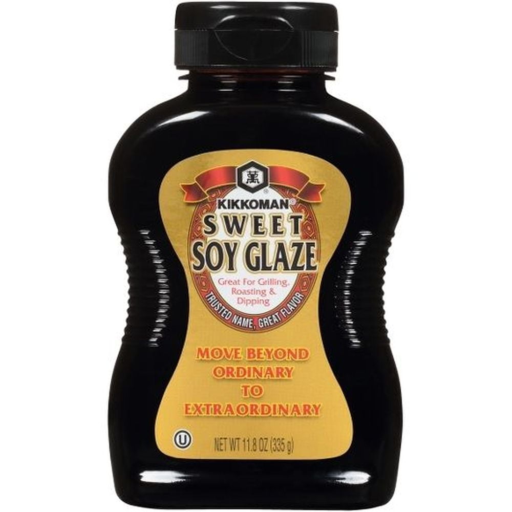 Kikkoman Sweet Glaze Soy Sauce Bottle, 11.8 oz - Case of 9