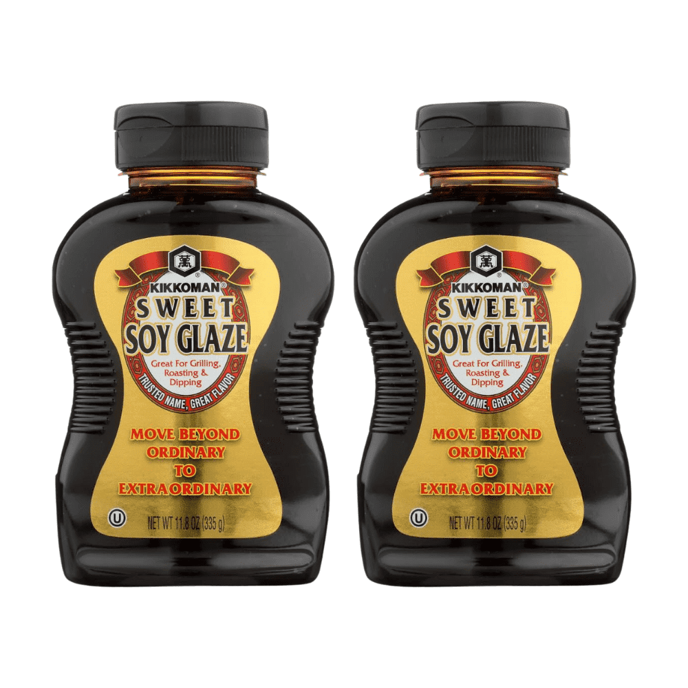 Kikkoman Sweet Soy Glaze, 2 Bottles, 11.80 oz Each, Perfect for
