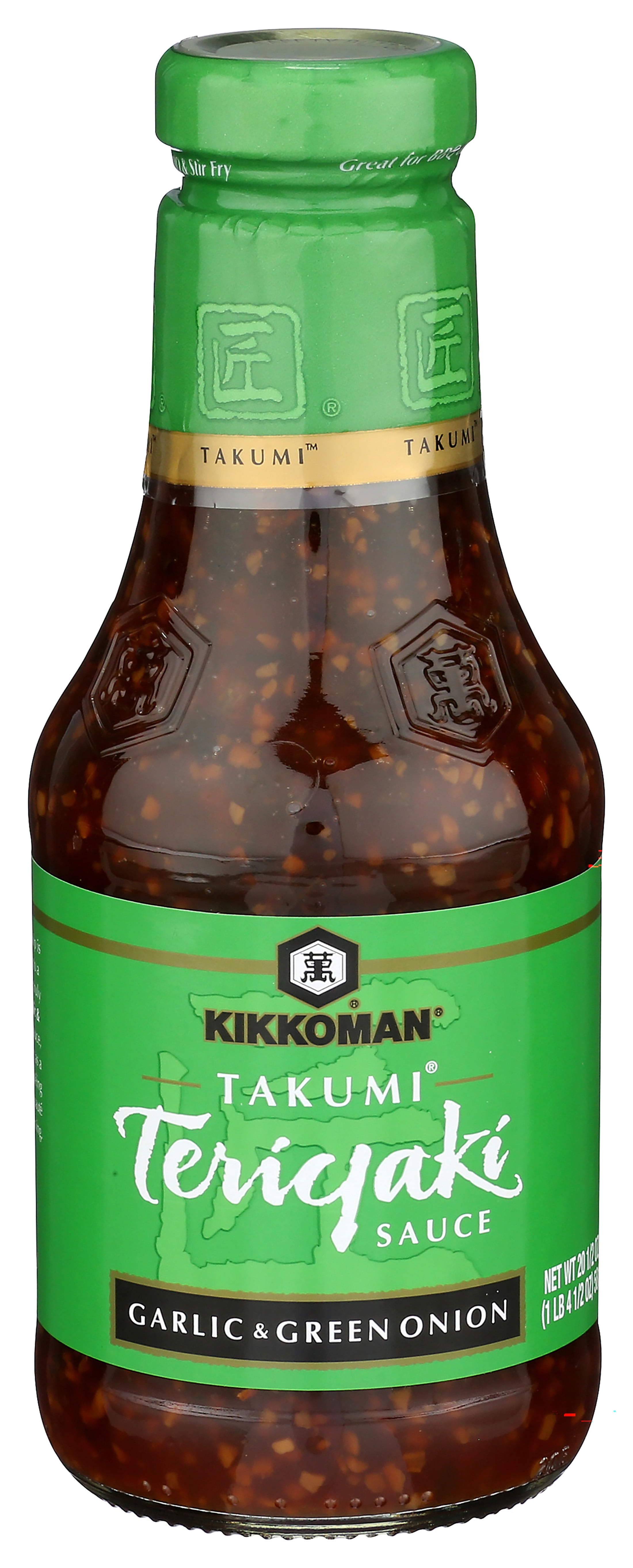 Kikkoman Takumi Garlic and Green Onion Teriyaki Sauce, 20.5 oz, 1 Count Bottle