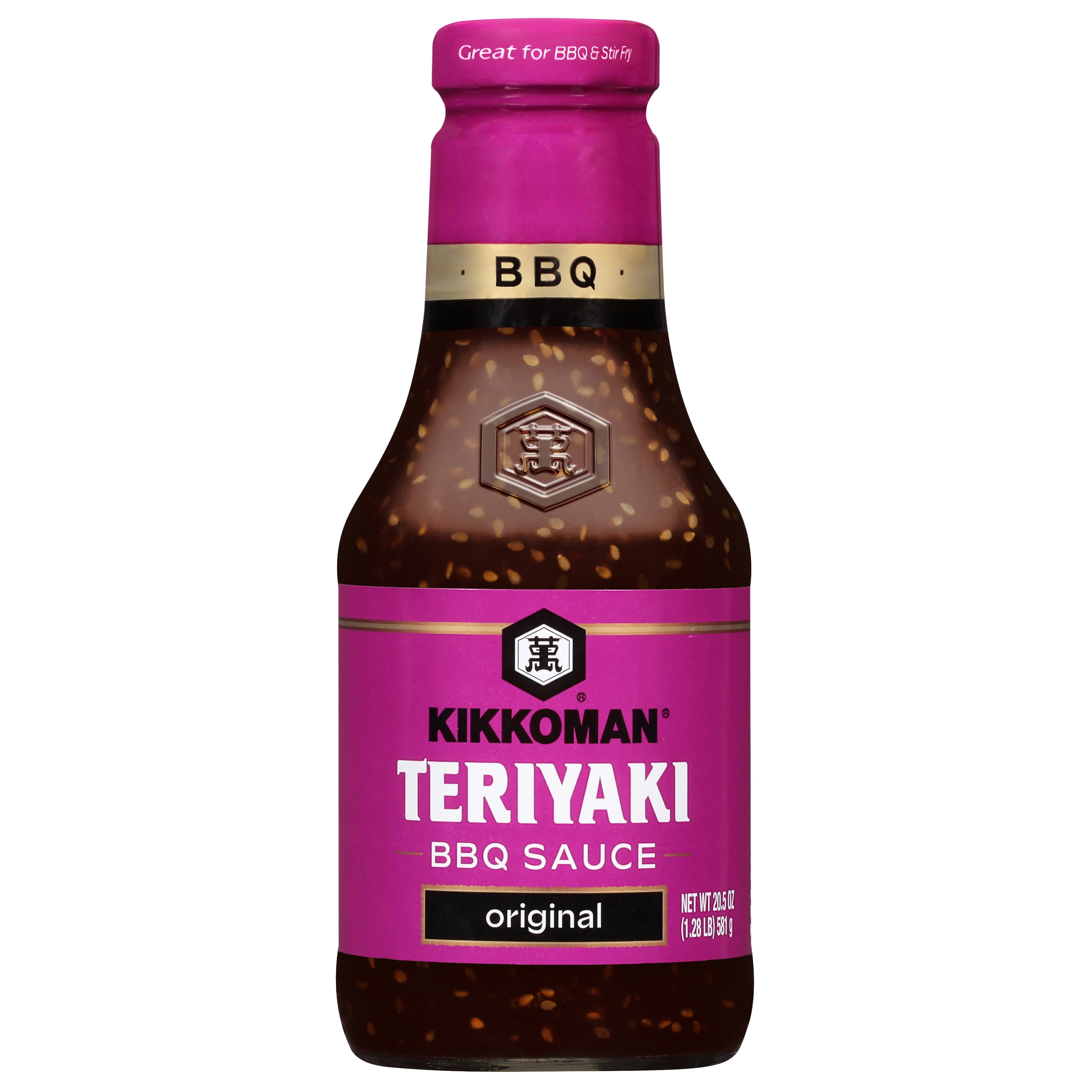 Kikkoman Teriyaki BBQ Original 20.5 oz Glass Bottle