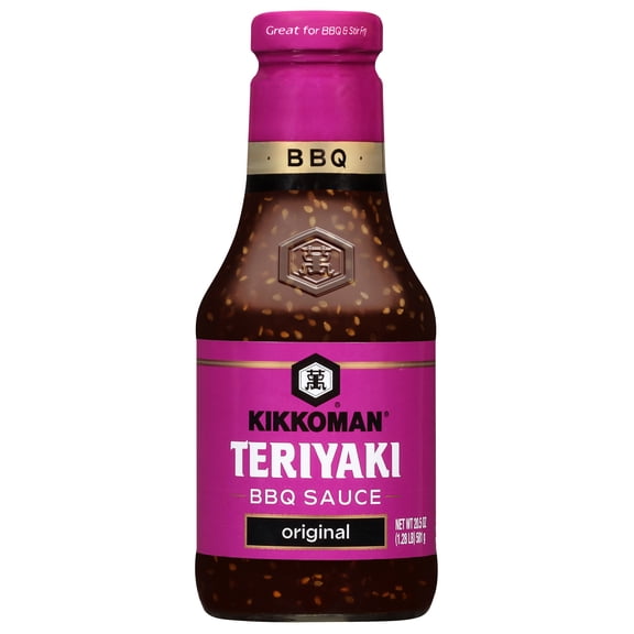 Kikkoman Teriyaki BBQ Original 20.5 oz Glass Bottle