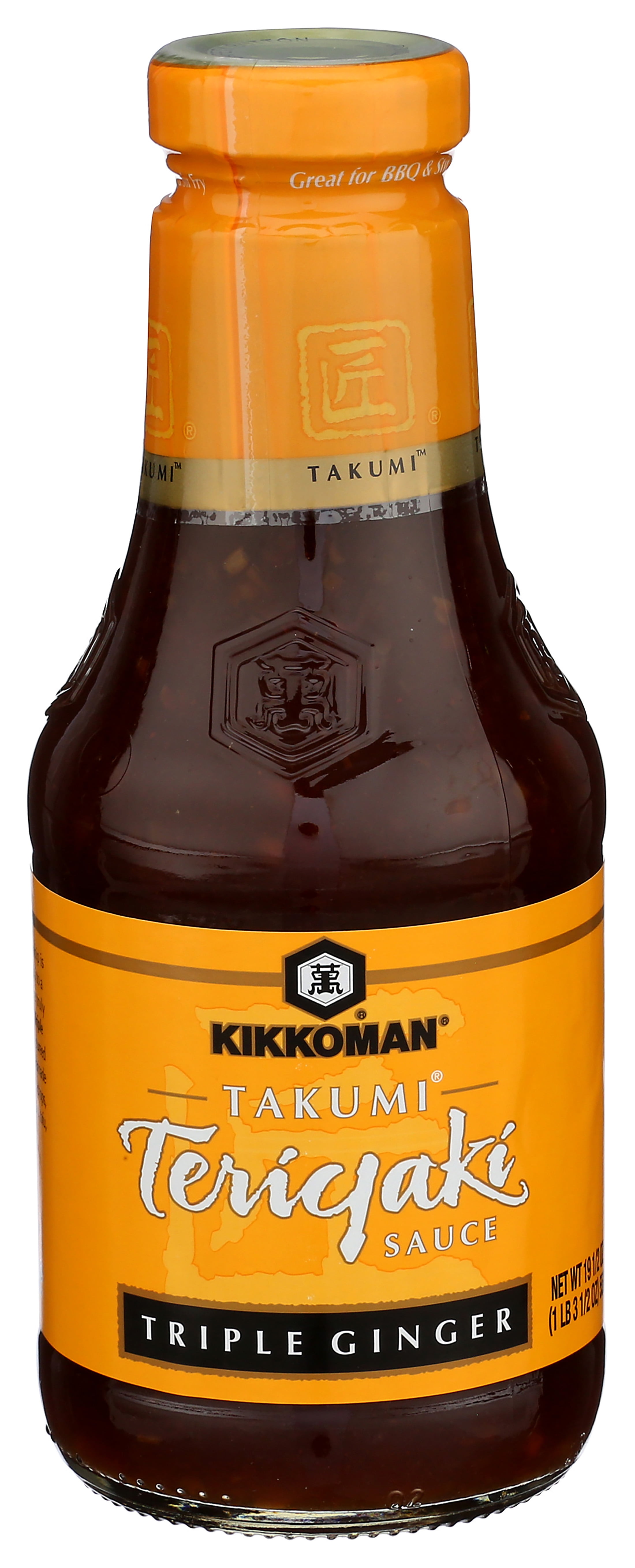 Kikkoman Takumi Triple Ginger Teriyaki Sauce, 19.5 oz, 1 Count Bottle