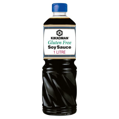 Kikkoman Tamari Gluten Free Soy Sauce 1L, British Import (Pack of 2)