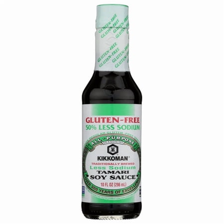 Kikkoman Tamari Less Sodium Soy Sauce, 10 fl oz Bottle