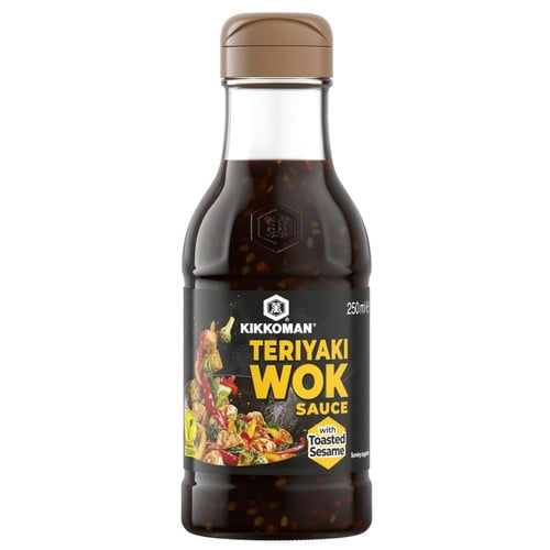 Kikkoman Teriyaki Sauce with Toasted Sesame 250ml, British Import (Pack of 2)