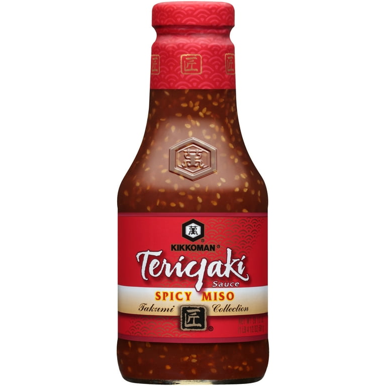 Kikkoman Teriyaki Takumi Spicy Miso Asian Sauce, 20.5 oz - Walmart.com