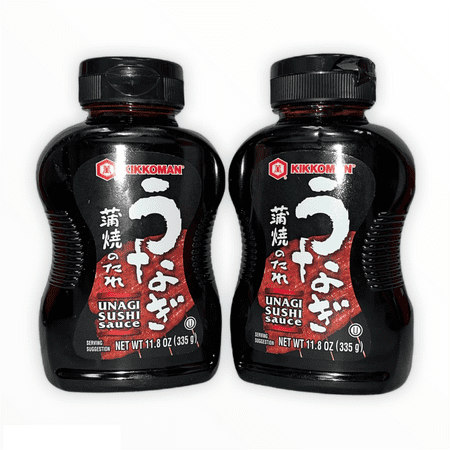 Kikkoman Unagi Sushi Sauce (Eel sauce) 11.8oz ~ Product of Japan! 2 Bottles