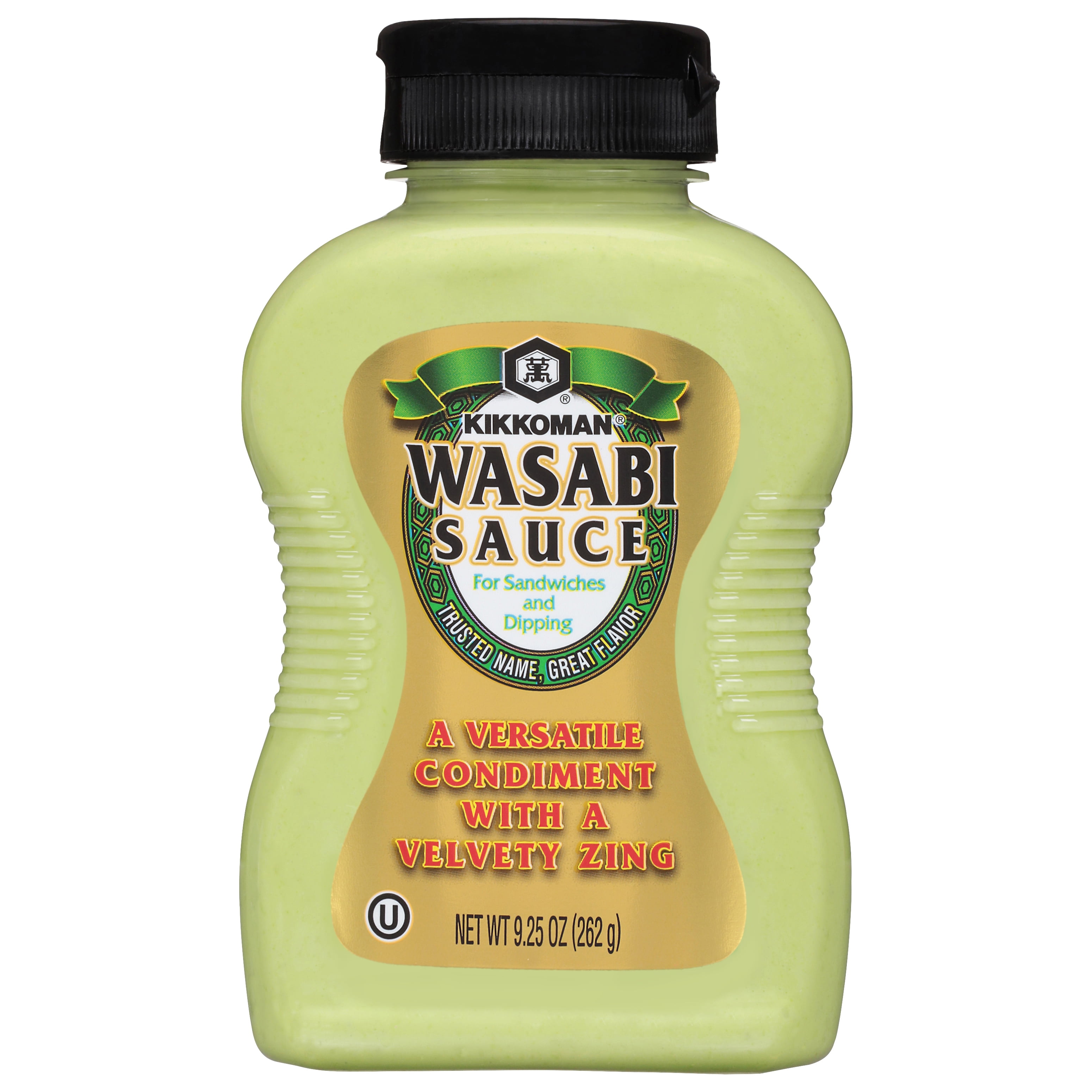 Kikkoman Wasabi Sauce 9.25 OZ, Versatile condiment with flavor for