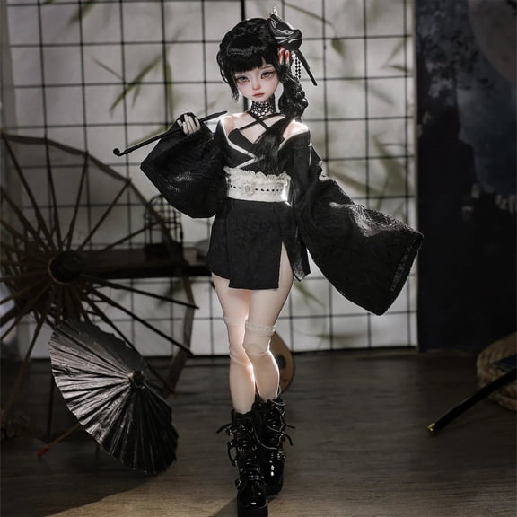 Kikyou 1/4 44cm BJD MSD DOLL FullSet Yakuza Mafia Style Resin material