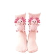 thumbnail image 1 of Kilaqueen 3D Crochet Axolotl Socks for Women Crew Socks with Open-Arm Salamander Animal Applique Soft Cotton Novelty Socks, 1 of 6