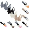 thumbnail image 1 of Kilaqueen 5pcs Lift up Air Sports Bra for Women,Womens Underwear Removable Pads Breathable Oversized Seamless Bras No Underwire Pullover Support Bralette, 1 of 3