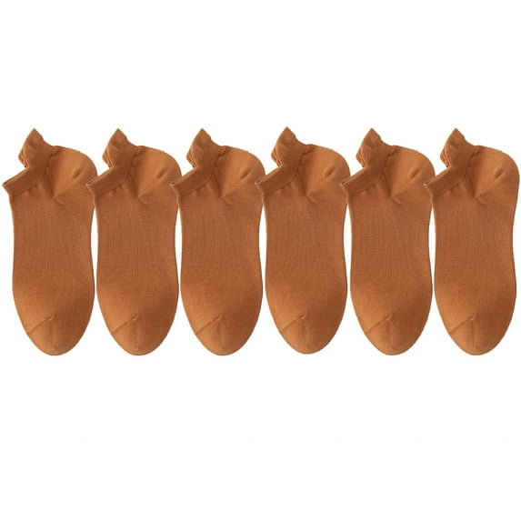 Kilaqueen 6 PC No Show Socks Men Non Slip Low Cut Ankle Socks Cushioned Wicking Anti-Blister Breathable Sport Socks