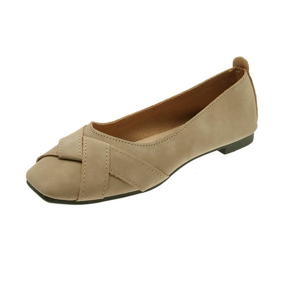Kilaqueen Ballet Flats Shoes for Women Round Toe Comfort Slip-Ons Ultra Soft Flats Walking, Work, Loafers, Bridal Dress Office Work - Comfortable Shoes