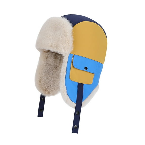 Kilaqueen Boys Girls Hats Waterproof &Windproof Fleece Lined Warm Ushanka Ski Caps Casual Winter Fashion Daily Hats