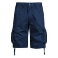 thumbnail image 1 of Kilaqueen Cargo Shorts for Men Solid Color Button Closure Fashion Shorts with Multi-Pockets Casual Loose Fit Hiking Athletic Work Shorts, 1 of 7