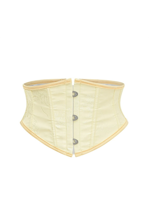 Corset Tops for Women Lace-up Elastic Stretch Waist Belt Underbust Corset Waist Cincher Belt Shaper