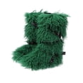 thumbnail image 1 of Kilaqueen Faux Fur Boots for Women Long Furry Fuzzy and Fluffy Knee High Boots Solid Color Cozy Trendy Winter Warm Outdoor Boots with Flat, 1 of 6