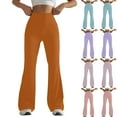 thumbnail image 1 of Kilaqueen Flare Leggings for Women Bootcut Yoga Pants No Front Seam Straight Leggings Soft High Waisted Workout Pants for Cycling Dance Tights, 1 of 5