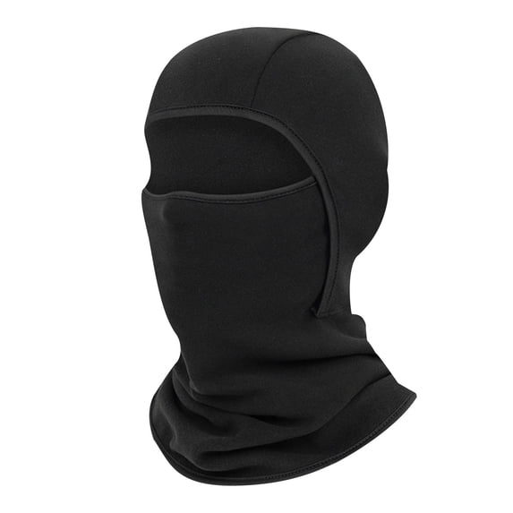 Kilaqueen Full Face Balaclava Ski Mask for Men and Women, Contrast Trim Face Cover with Neck Gaiter for Cold Weather Cycling and Snow Sports