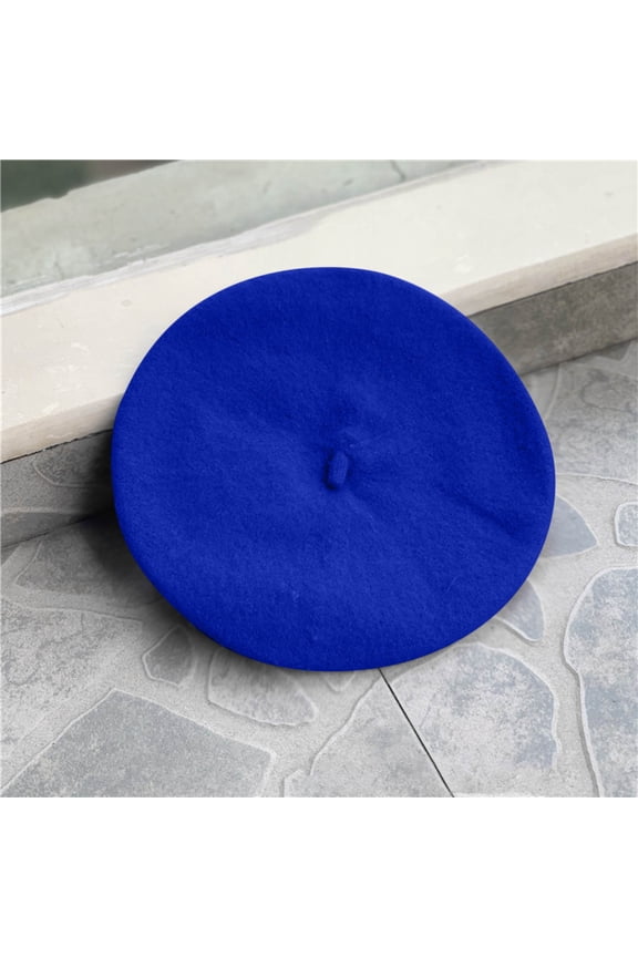 Girls Elegant Winter Beret Wool French Beanie Hat Artist Painter Hats Cap Costume Accessory for Little Girls 1-10 Years