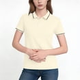thumbnail image 1 of Kilaqueen Golf Shirts for Women 3 Buttons Collared Short Sleeve Shirts Quick Dry Casual Work Athletic Tennis Tops, 1 of 6