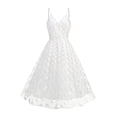 thumbnail image 1 of Kilaqueen Holiday Dresses for Women 3D Butterfly Applique Tulle Prom Spaghetti Strap V Neck Dress Cocktail Party Formal Wedding Evening Dress, 1 of 8