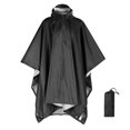 thumbnail image 1 of Kilaqueen Hooded Rain Poncho for Adults Hiking Camping Portable Waterproof Lightweight Rain Coat for Men Women Reusable Rain Jacket for Emergency Outdoor, 1 of 9