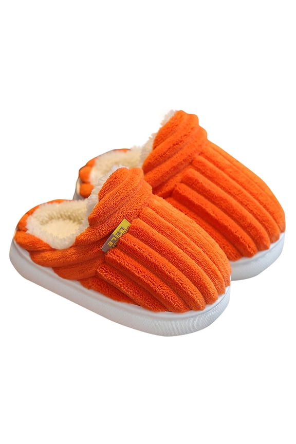 Kids Cloud Slippers Toddler Boys Girls Winter Fuzzy Warm Cozy Stylish Cute Non-Slip Thick-Soled House Cloud Booties for Indoor and Outdoor, Plush Comfortable Fleece Lined Bedroom Slippers