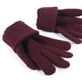 thumbnail image 1 of Kilaqueen Knit Warm Gloves for Men Women Casual Solid Color Antislip Winter Gloves Running Driving Hiking Thermal Gloves for Cold Weather, 1 of 3