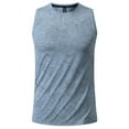 thumbnail image 1 of Kilaqueen Mens Tank Top Moisture Wicking Quick Dry Sleeveless Crew Neck Shirts Athletic Bodybuilding Gym Performance Tee Shirts, 1 of 8