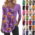 thumbnail image 1 of Kilaqueen Open-Front Long Sleeve Shirts for Women V Neck Solid Color Tunic Tops, Button Blouses for Women Dressy Casual Soft Comfy Fall Outfits, 1 of 7