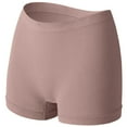 thumbnail image 1 of Kilaqueen Plus Size Boyshort Underwear for Women Soft Stretch Invisible Mid Waist Seamless Full Coverage Panties, 1 of 4